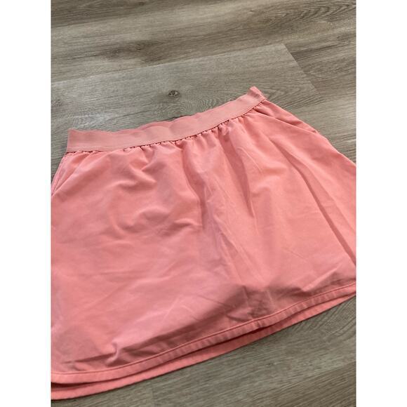 Slazenger Juniors Golf Skort XS Orange Elastic Waistband Built-in Shorts - Picture 6 of 8